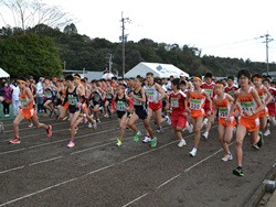 成人祝賀ロードレースの様子の画像