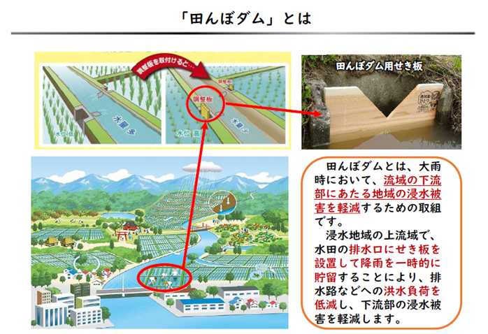 田んぼダムとは